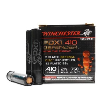 WINCHESTER DEFENDER 410 2.5 12 BB'S 3 DISCS  COPPER PLATED
