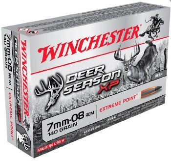 WINCHESTER DEER SEASON 7MM-08 140G EXTREME POINT