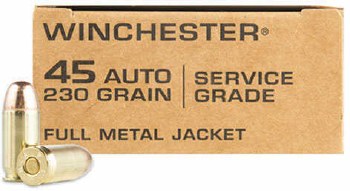 WINCHESTER 45ACP 230G SERVICE GRADER