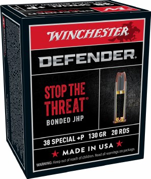 WINCHESTER 38 SPECIAL DEFENDER 130G JHP