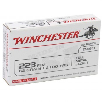 WINCHESTER 223 62G FMJ