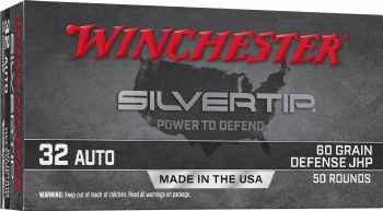 WINCHESTER SILVERTIP 32 ACP 60G JHP