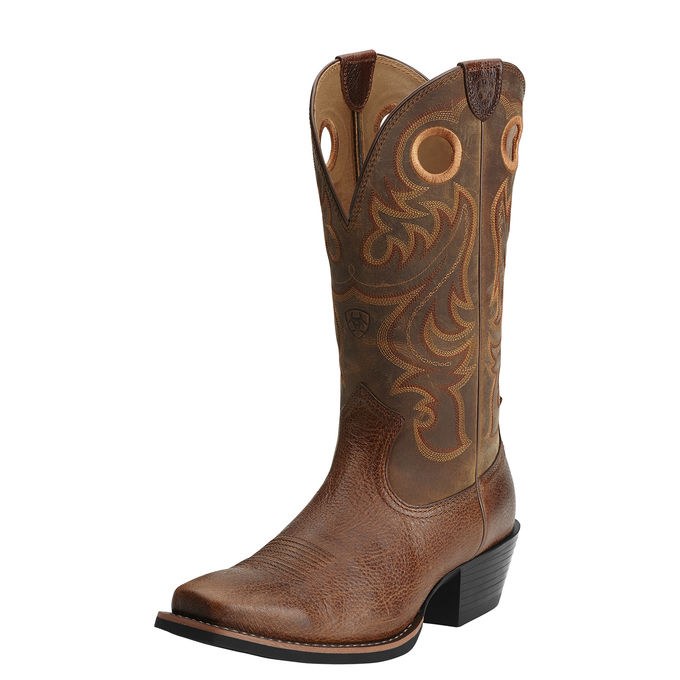 ariat sport square toe western boot