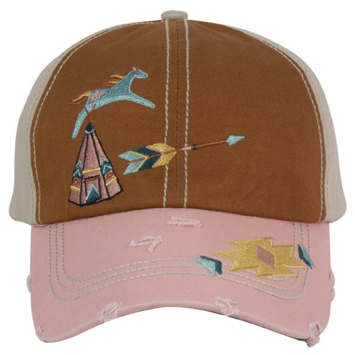 blush baseball cap