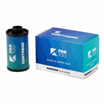 Kentmere 35mm 100 Black & White Film (36 exposures) Single Roll