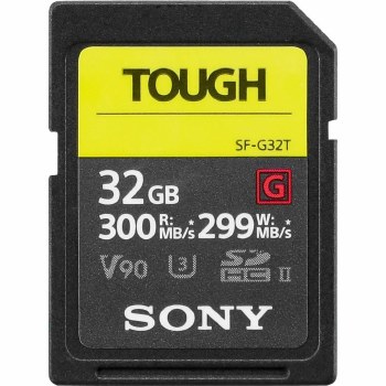 Sony  32GB SF-G Tough G Series UHS-II SDXC Memory Card