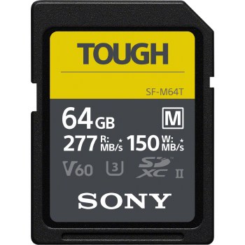 Sony  64GB SF-M Tough M Series UHS-II SDXC Memory Card