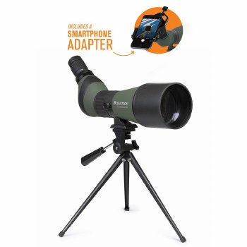 Celestron Landscout 80mm Angled Spotting Scope with 20-60x Eyepiece (inc Table-Top Tripod and Smartphone Adapter)
