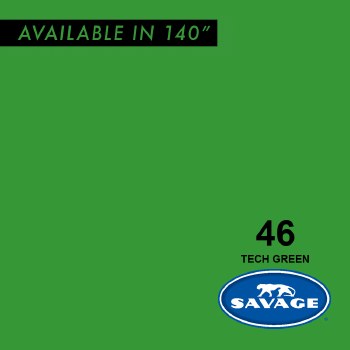Savage 7ft Tech Green Paper Backdrop (2.18 x 11m)