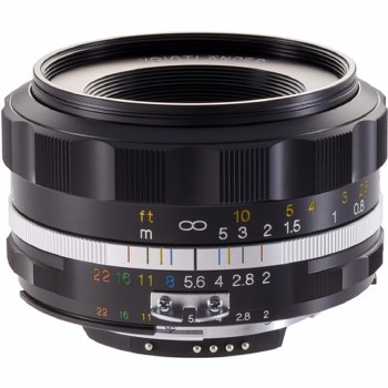 Voigtländer Ultron 40mm f/2 SL IIS Aspherical Lens for Nikon F (Black Rim)