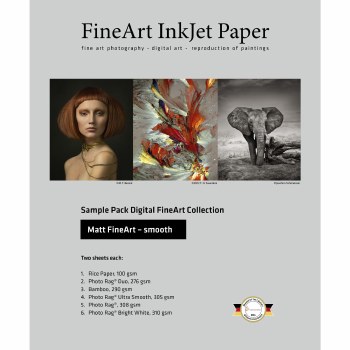 Hahnemühle Matt FineArt Smooth A4 Sample Pack (12 Sheets)