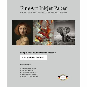 Hahnemühle Matt FineArt Textured A4 Sample Pack (12 Sheets)