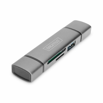 Digitus Dual Card Reader Hub USB-C / USB 3.0 OTG