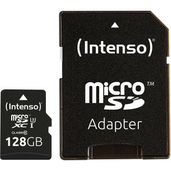 Intenso 128GB microSDXC UHS-I Professional U3 V30 Card (100MB/s)