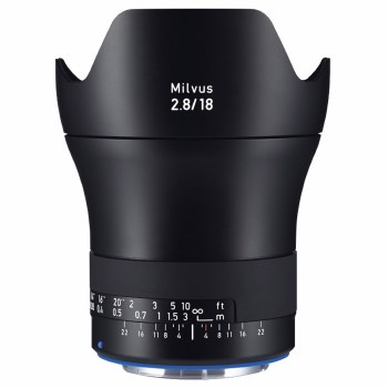 Zeiss  18mm F2.8 Milvus Lens for Canon EF