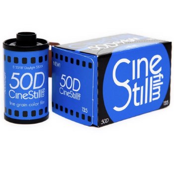 CineStill 35mm 50D Fine Grain Colour Film for Daylight (ISO 50 / 36exposures) Single Roll