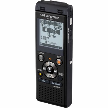 OM System WS-883 Stereo Voice Recorder (Black)