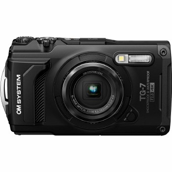OM System Tough TG-7 Black Compact Digital Camera
