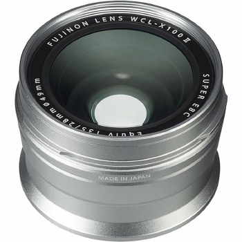 Fujifilm WCL-X100II Wide Conversion Lens (Silver)