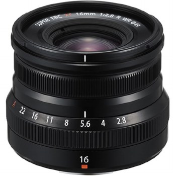 Fujifilm XF 16mm F2.8 WR Black Lens