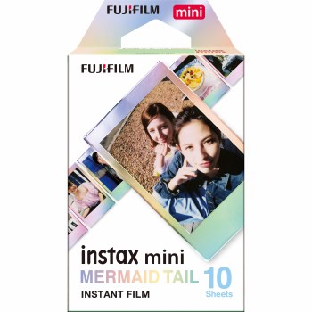 Fujifilm Instax Mini Colour Film with Mermaid Border (10 Sheets)