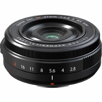 Fujifilm XF 27mm F2.8 WR Black Lens