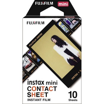 Fujifilm Instax Mini Colour Film with Contact Border (10 Sheets)