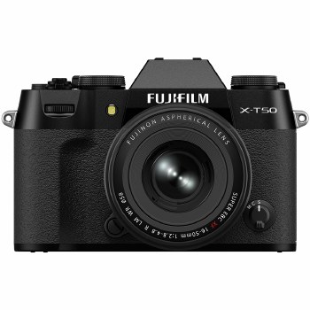 Fujifilm X-T50 Black Camera with XF 16-50mm R LM WR Lens