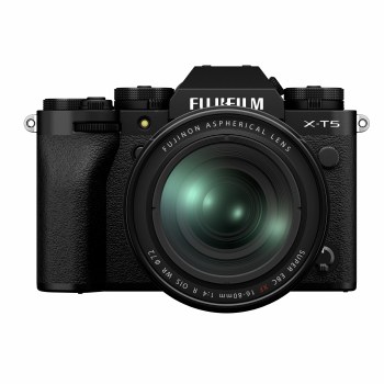Fujifilm X-T5 Black Camera with XF 16-80mm F4 R OIS WR Lens (EU Bundle)