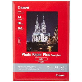 Canon SG-201 Photo Paper Plus Semi-gloss A4 20 Sheets