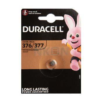 Duracell 376/377 Silver Oxide Button Battery