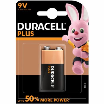 Duracell Plus 9V MN1604 Battery