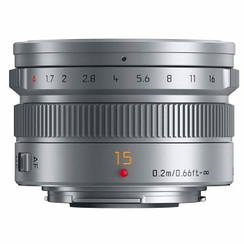 Panasonic H-X 15mm F1.7 Asph. D Silver Lens