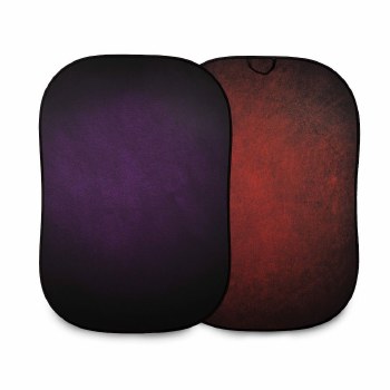 Lastolite Vintage Collapsible 1.5 x 2.1m Aubergine/Crimson
