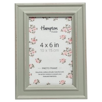 Paloma 4×6in 10x15cm Sage Green Photo Frame