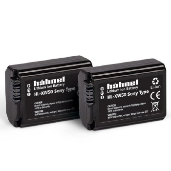 Hahnel HL-XW50 Battery Twin Pack Replacement for Sony NP-FW50