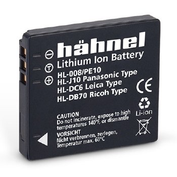 Hahnel HL-008/PE10 Battery replacement for Panasonic CGA-S008 / DMW-BCE10 / VW-VBJ10E, Leica BP-DC6, Ricoh DB-70