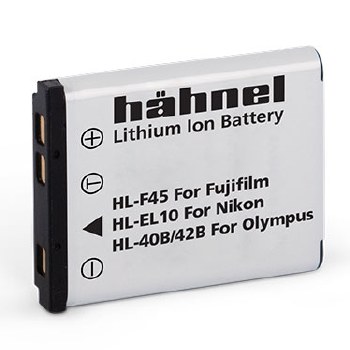 Hahnel HL-F45 Battery Replacement for Fujifilm NP-45, Olympus / OM Digital Li-40B/Li-42B, Nikon EN-EL10