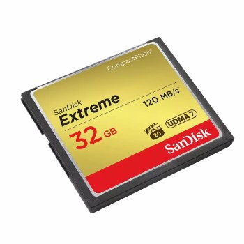 Sandisk  32GB CompactFlash (CF) Extreme 120MB/s Card