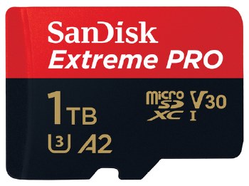 SanDisk 1024GB microSDXC Extreme PRO UHS-I U3 V30 Card (200MB/s)