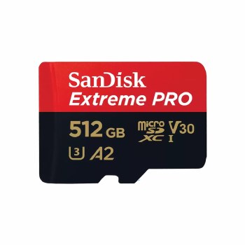 SanDisk 512GB microSDXC Extreme PRO UHS-I U3 V30 Card (200MB/s)