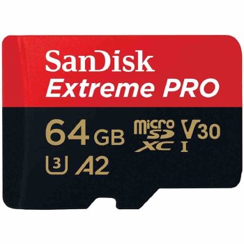 SanDisk   64GB microSDXC UHS-I Extreme PRO A2 U3 V30 Memory Card (200MB/s)