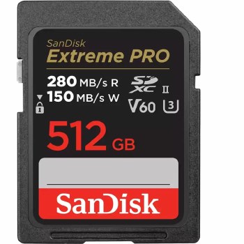SanDisk  512GB Extreme PRO SDXC UHS-II 280MB/s Card