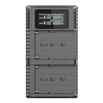 Nitecore USN3 PRO Double Battery Charger for Sony NP-F Series