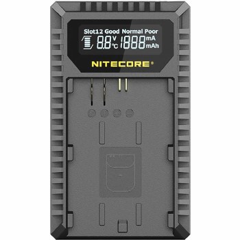 Nitecore UCN3 Pro Compact Dual Battery Charger for Canon LP-E6