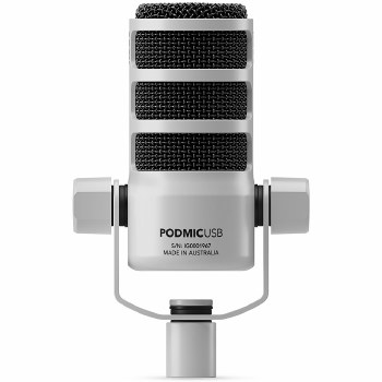Rode PodMic USB Versatile Dynamic Broadcast Microphone (White)