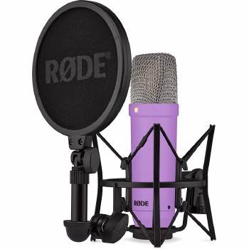 Rode NT1 Signature Series Studio Condenser Microphone (Purple)