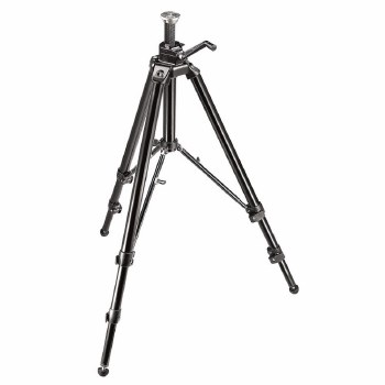 Manfrotto Aluminium Pro Geared Tripod with Geared Column - Black 475B