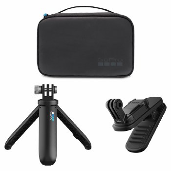 GoPro Travel Kit (Shorty + Magnetic Swivel Clip + Camera Case)