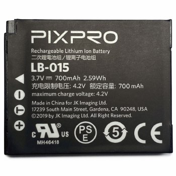 Kodak Pixpro LB-015 Rechargeable Lithium-ion Camera Battery (for WPZ2)
